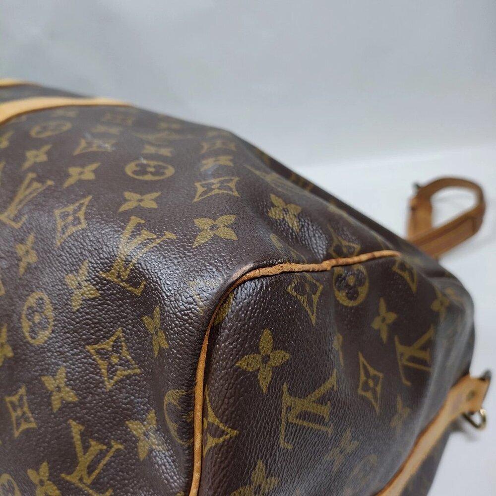 Authentic Louis Vuitton Keepall Bandoulière 55 Monogram Duffle/Travel Bag - Picture 7 of 10